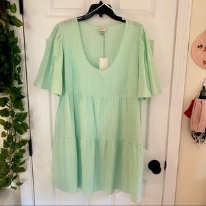 Mint Babydoll Dress